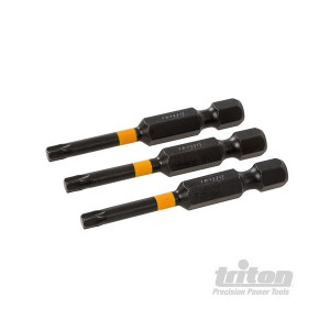 3 Embouts vissage chocs T20 50mm torx de 20 Triton