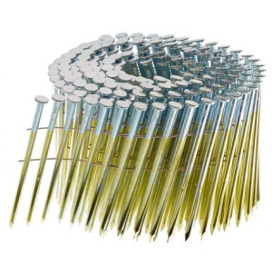 Kicloutou Pointes 16° 2.5x60 mm lisses en rouleaux plats fil métal X 7200