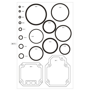 Kit joints Omer 00.77.1 pour agrafeuse Omer WK.38 WP.38 WS.38