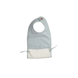 Fabelab Muslin Feeding Bib-Foggy Blue