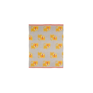 Bizzi Growin Leopard knit blanket/shawl
