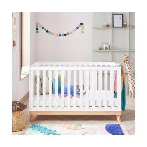 Babymore Mona Cot Bed - White