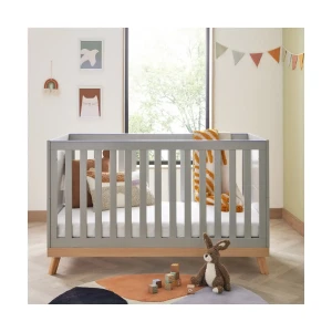 Babymore Mona Cot Bed - Grey