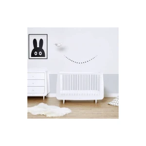 SnuzKot Skandi Cot Bed - White