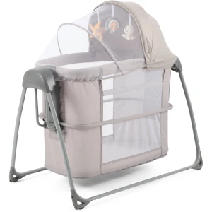 Oyster Swinging Crib - Stone