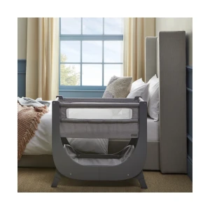 Shnuggle Air Lite Bedside Crib - Grey
