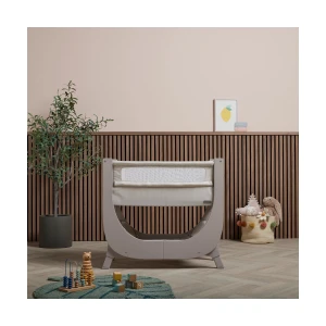 Shnuggle Air Lite Bedside Crib - Taupe