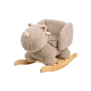 Nattou Teddy Rhino Rocker - Taupe
