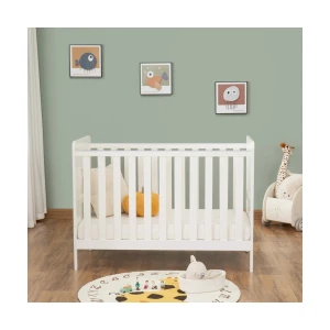 Babymore Caro Urban Mini Cot Bed - White