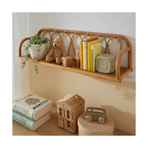 CuddleCo Aria Rattan Shelf - Large