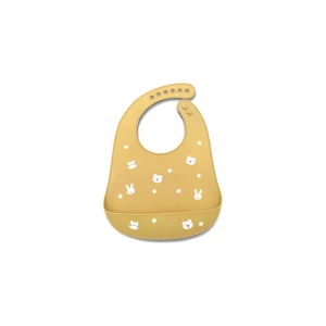 Lorelli Silicone Bib - Natural Yellow