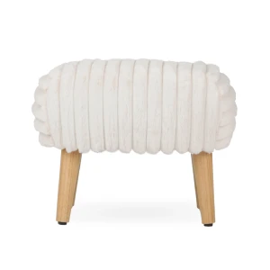 CuddleCo Etta Foot Stool - Cream