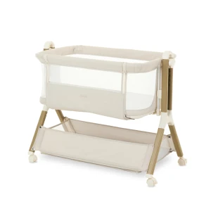 Obaby Cloud Bedside Crib - Oatmeal