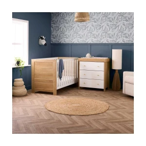 Obaby Nika 2 Piece Room Set - Oak & White