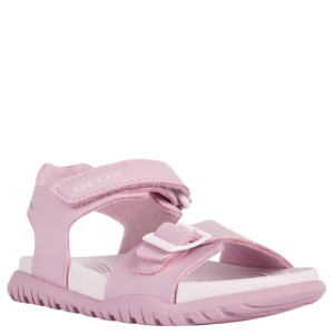 Lekkie piankowe sandałki Geox Water Friendly J Sandal Fusbetto G. A Pink/Lilac 30