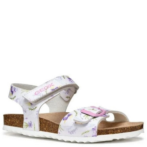 GEOX Sandały dla dziewczynki J Adriel G. C White/Lilac 34