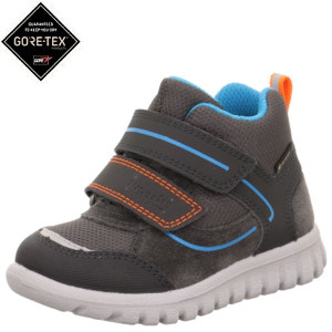 Superfit ocieplane dziecięce buty sportowe Sport7 Mini Grau/Turkis 33