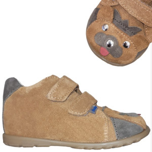 Ameko trampeczki Pierwsze Kroczki A19 LION Caramel 21