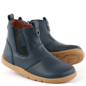 Bobux granatowe skórzane sztyblety I Walk Navy Outback Boot 24