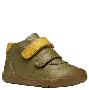 GEOX lekkie i elastyczne buty barefoot B Steppieup DK Pistachio/Ochr 22
