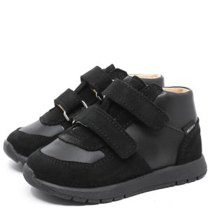 Mrugała skórzane buty KRIS Black 33
