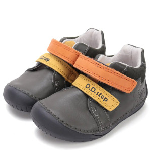 DD Step skórzane buty Barefoot Khaki 20