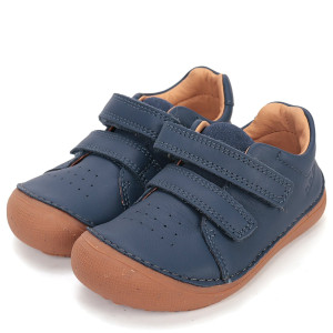 DD Step skórzane niebieskie buty Barefoot 26
