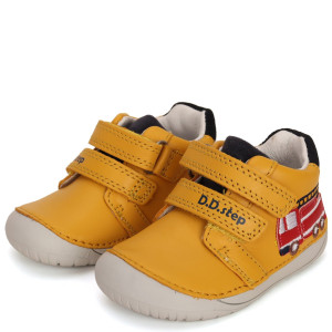 DD Step skórzane półbuty Barefoot z wozem strażackim 20