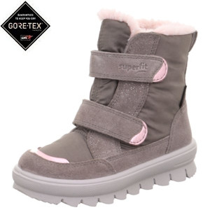 Superfit dziewczęce buty zimowe z membraną GoreTex Grau/Rosa 35