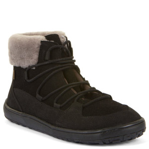 Froddo Wodoodporne zimowe Trzewiki Barefoot Up Furry W Tex Black 36