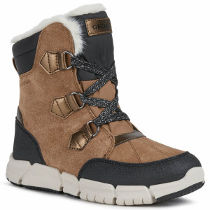 GEOX Buty zimowe J Flexyper G. B ABX Whisky/Black 36