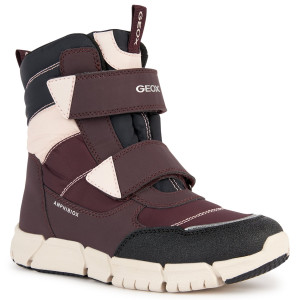 GEOX Buty zimowe J Flexyper G.B ABX B DK Burgundy 31