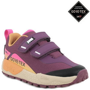 PRIMIGI lekkie fioletowo-pomarańczowe buty sportowe z membraną GoreTex 27