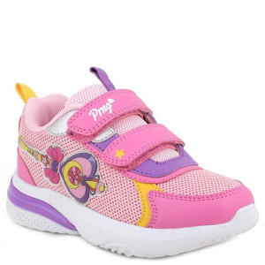 Buty Primigi lekkie różowo-liliowe Sneakersy ze światełkami w podeszwie 24