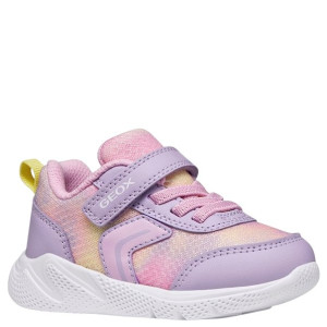 Geox Sneakersy buty sportowe dla dziewczynki J Sprintye LT Lilac/Pink 24