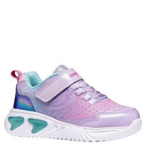 GEOX Sneakersy ze światełkami J ASSISTER Lilac/Watersea 24