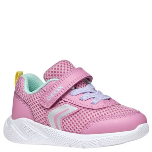 Geox Sneakersy buty sportowe dla dziewczynki J Sprintye G. D Pink/Watersea 25