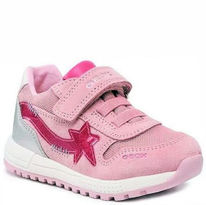 Buty GEOX Sneakersy dziewczęce B Alben Girl A Rose/Off White 21