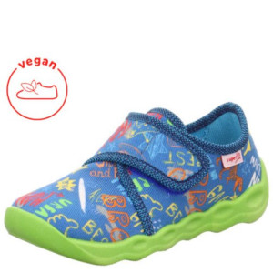 Superfit chłopięce kapcie szkolne BUBBLE Blau 23