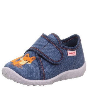 Superfit miękkie kapcie SPOTTY Blau z liskiem 22