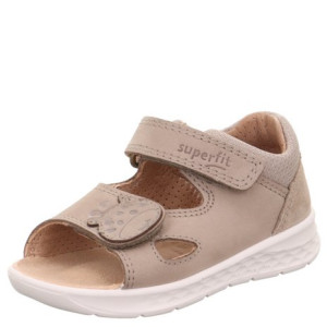 Lekkie i elastyczne sandałki SUPERFIT Lagoon Beige 25