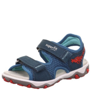 Chłopięce sandały Superfit Mike 3.0 Blau/Rot 35