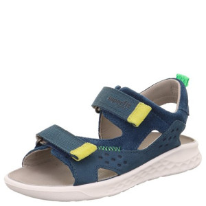 SUPERFIT lekkie sandały Lagoon Midi Blau/Gelb 32