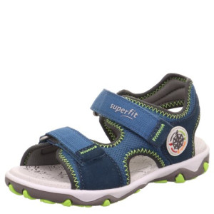 Chłopięce sandały Superfit Mike 3.0 Blau/Gelb 27