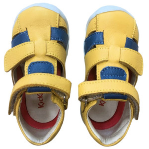 Kickers chłopięce sandałki Wasabou Jaune Blue 22