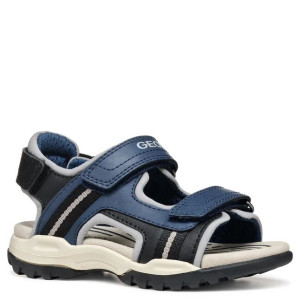 GEOX sandały chłopięce J Borealis B. A Denim/Grey 36