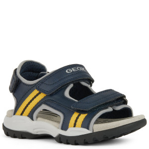 GEOX sandały chłopięce J Borealis B. A Navy/Ochreyellow 27
