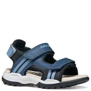 GEOX sandały dla chłopca J Borealis B. A Denim/Black 28