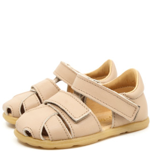 Mrugała beżowe sandałki dziecięce MIO Barefoot Cappuccino 24