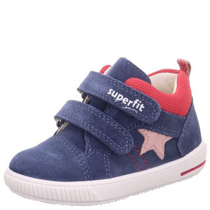 Buty dla dziewczynki Superfit MOPPY Blau/Rot 22